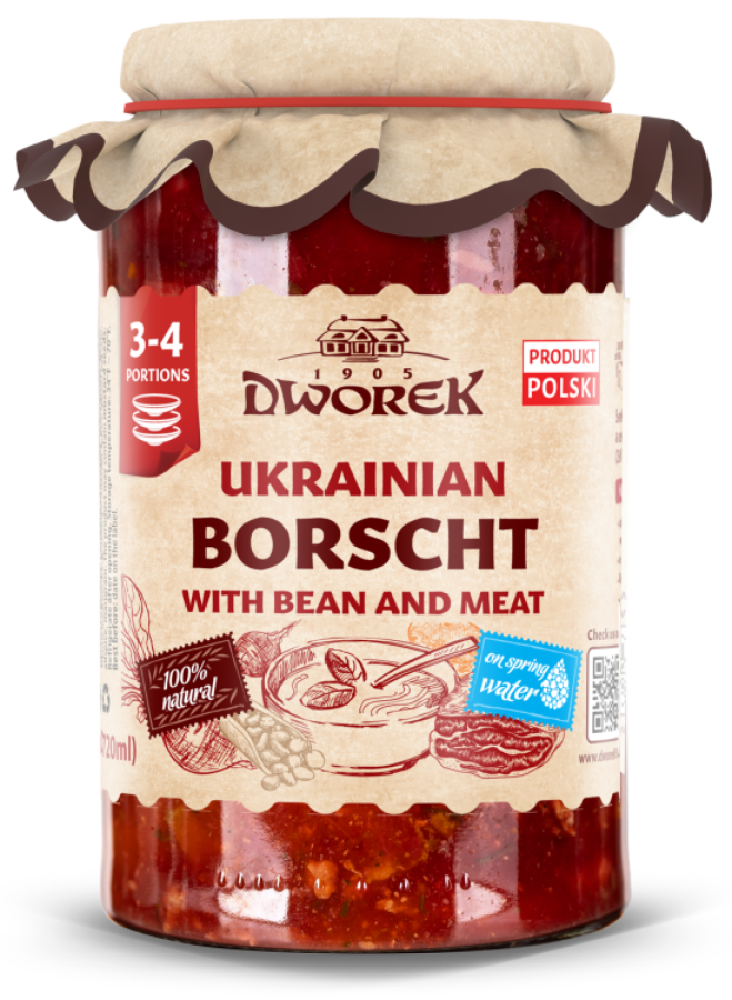 UKRAINIAN BORSCHT WITH MEAT AND BEAN