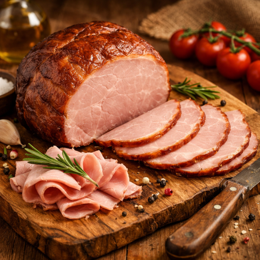 Traditional Smoked Pork Ham