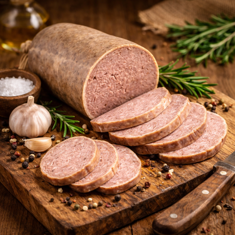 Traditional Polish Liverwurst